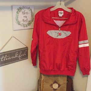 Utah utes pullover windbreaker